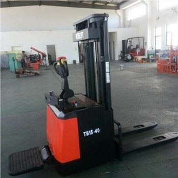 Stacker tal-Palits Elettriku tal-Operazzjoni tal-Kontenitur tal-Art Ċatta jew tal-Kontenitur